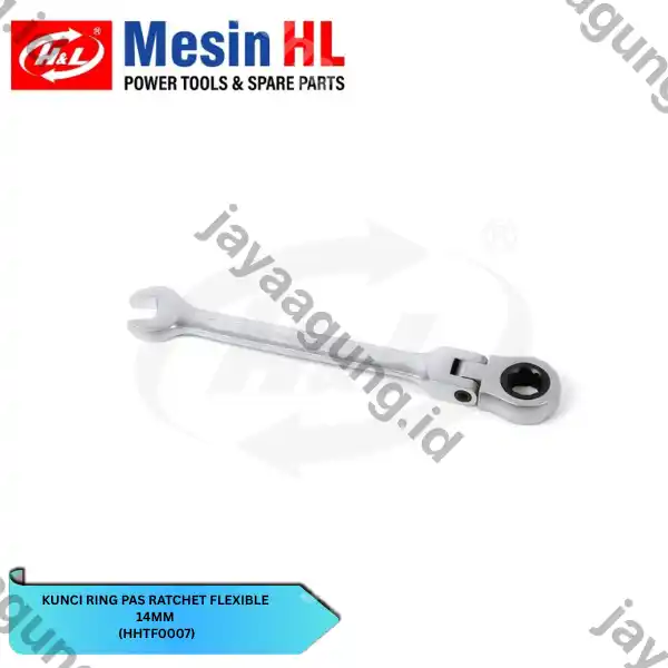 KUNCI RING PAS RATCHET FLEX H&L 14MM (HHTF0007)
