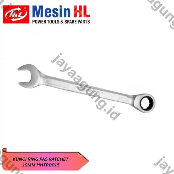 KUNCI RING PAS RATCHET H&L 19MM HHTR0015