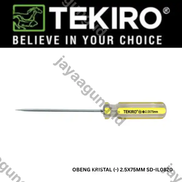OBENG KRISTAL TEKIRO (-) 2.5X75MM SD-IL0820