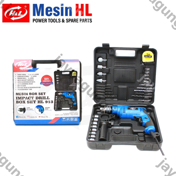 Gambar IMPACT DRILL BOX SET H&L 913 ke-2