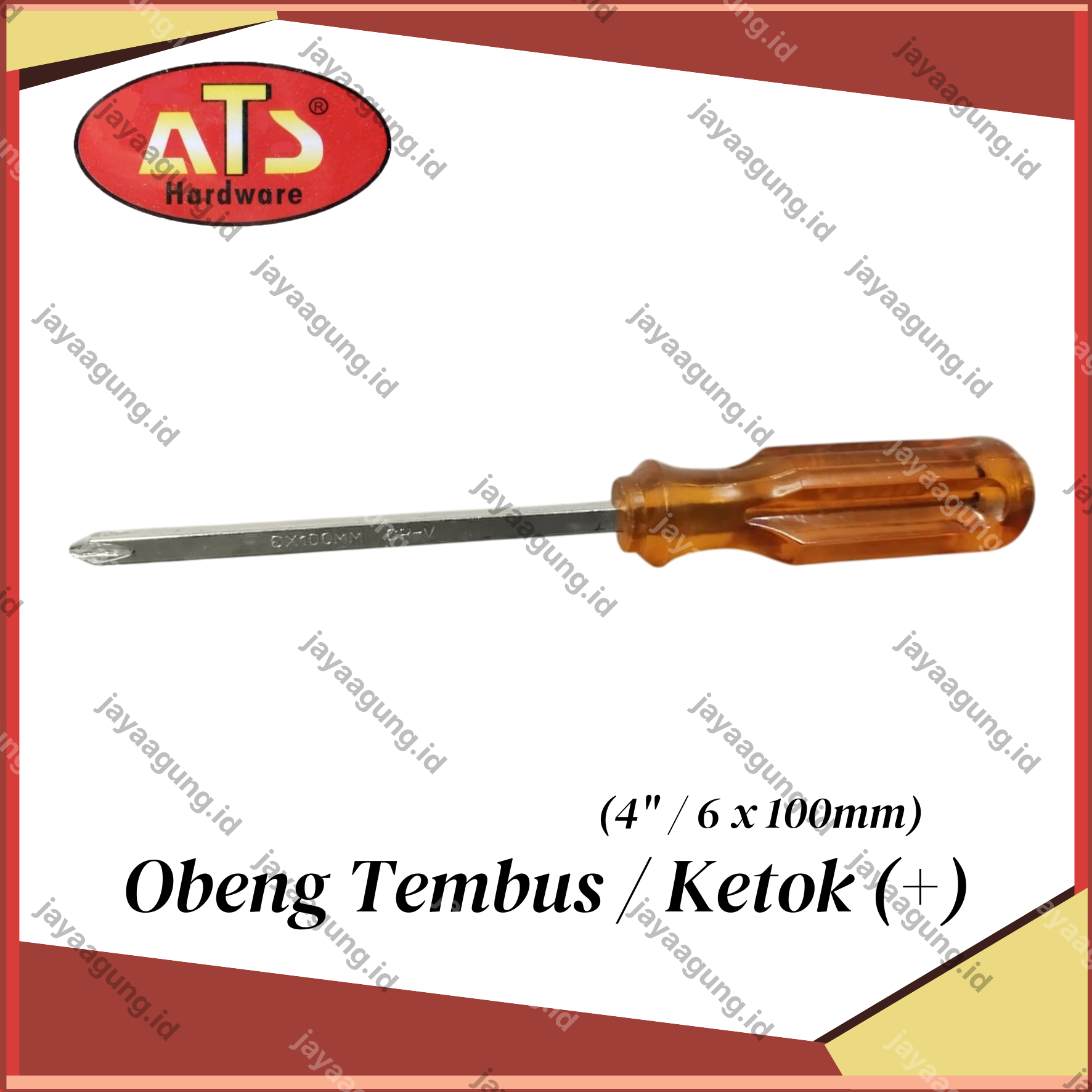 Gambar OBENG TEMBUS / KETOK ATS 4"(+)** ke-2