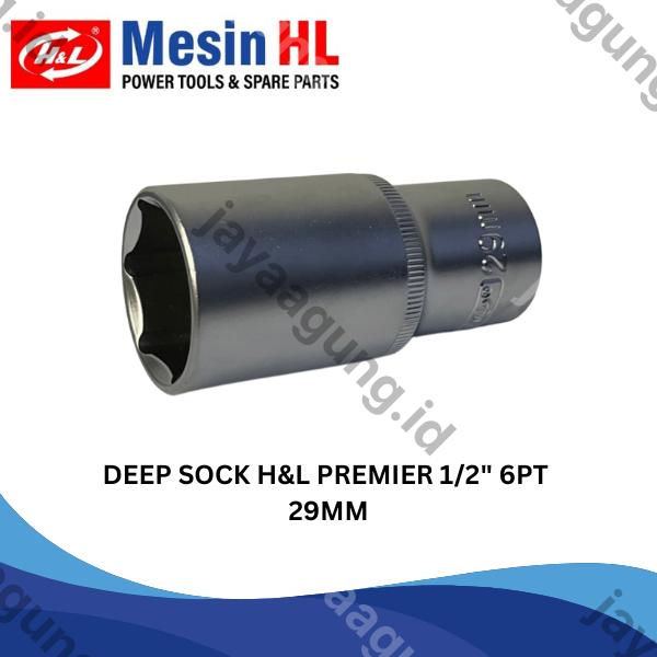 DEEP SOCK H&L PREMIER 1/2" 6PT 29MM (HHTS0052)