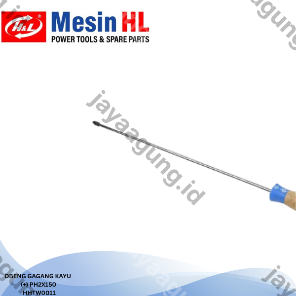 Gambar OBENG GAGANG KAYU H&L PH2X150(+) HHTW0011 ke-3