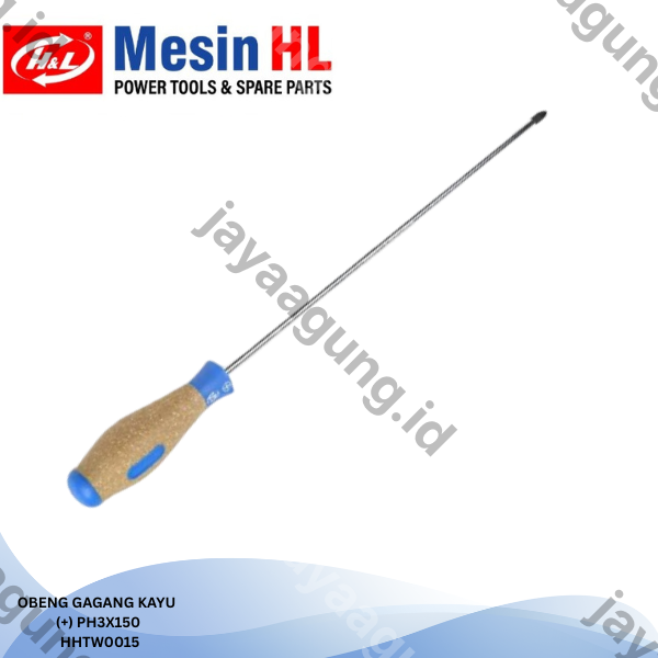OBENG GAGANG KAYU H&L PH3X150(+) HHTW0015