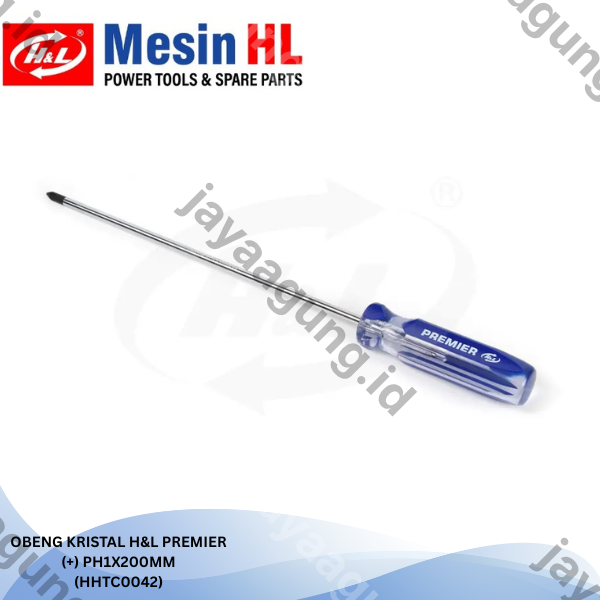 Gambar OBENG KRISTAL H&L PREMIER (+)PH1X200MM (HHTC0042) ke-2