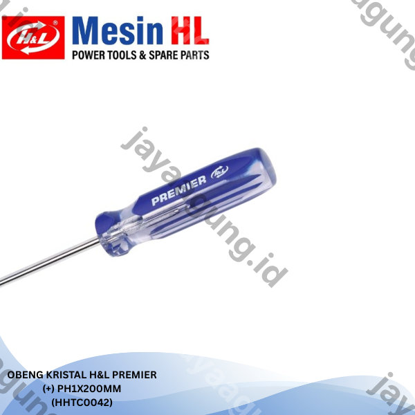 Gambar OBENG KRISTAL H&L PREMIER (+)PH1X200MM (HHTC0042) ke-4