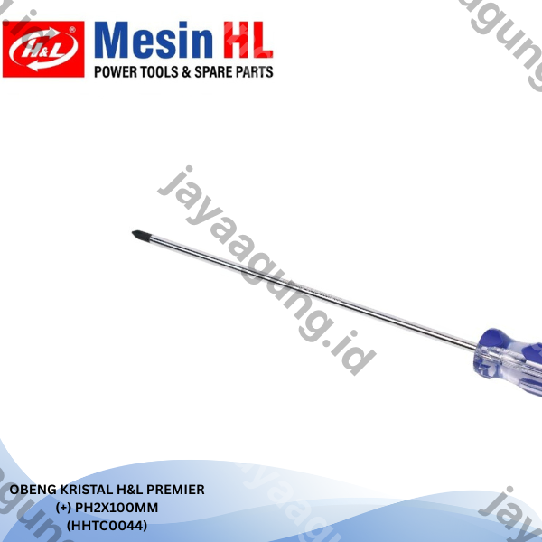 Gambar OBENG KRISTAL H&L PREMIER (+)PH2X100MM (HHTC0044) ke-3