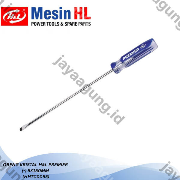 Gambar OBENG KRISTAL H&L PREMIER (-)5X150MM (HHTC0055) ke-2
