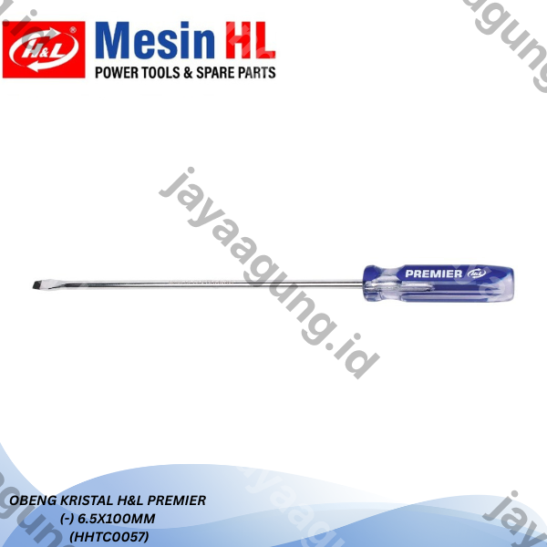 OBENG KRISTAL H&L PREMIER (-)6.5X100MM (HHTC0057)