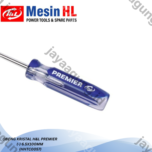 Gambar OBENG KRISTAL H&L PREMIER (-)6.5X100MM (HHTC0057) ke-4
