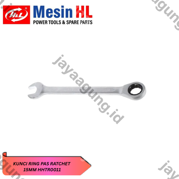 Gambar KUNCI RING PAS RATCHET H&L 15MM HHTR0011 ke-2