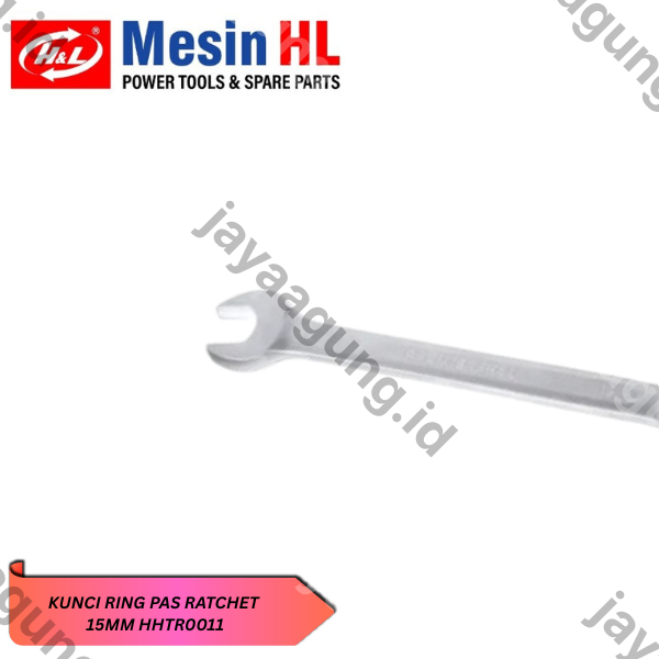 Gambar KUNCI RING PAS RATCHET H&L 15MM HHTR0011 ke-3