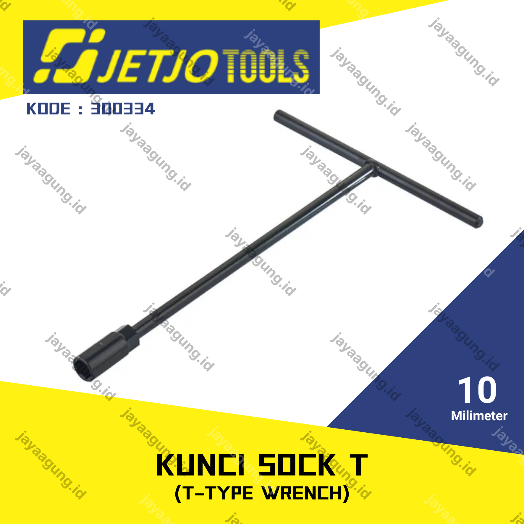 KUNCI SOCK T JETJO 10MM 300334
