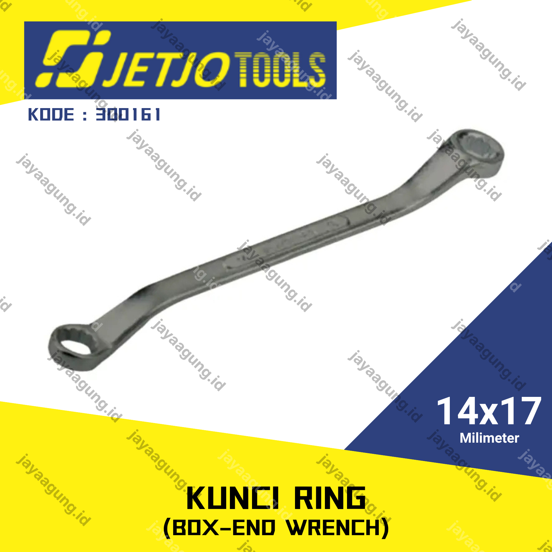 KUNCI RING JETJO 16X17MM 300162