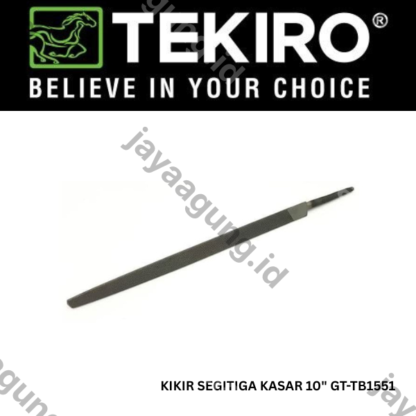 KIKIR SEGITIGA KASAR 10" GT-TB1551