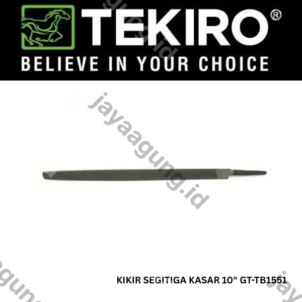 Gambar KIKIR SEGITIGA KASAR 10" GT-TB1551 ke-2