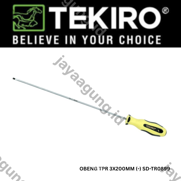 Gambar OBENG TPR TEKIRO 3X200MM (-) SD-TR0899 ke-2