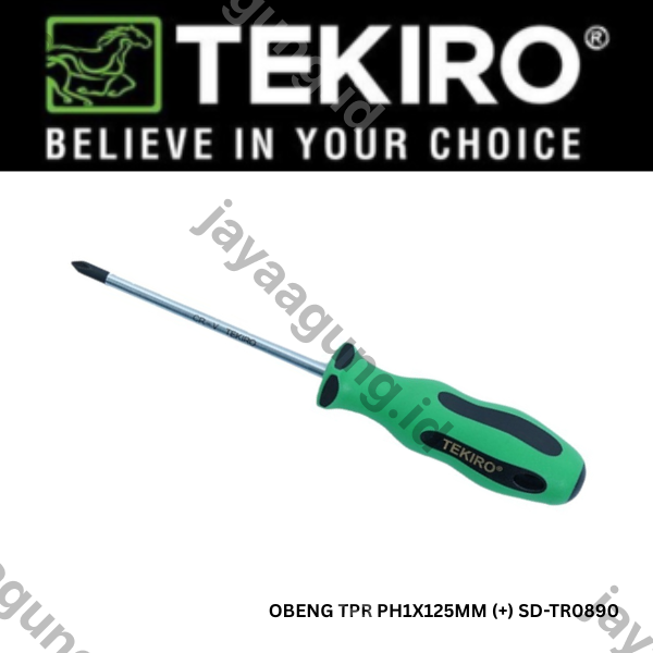 Gambar OBENG TPR TEKIRO PH1X125MM (+) SD-TR0890 ke-2