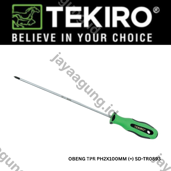 Gambar OBENG TPR TEKIRO PH2X100MM (+) SD-TR0893 ke-2
