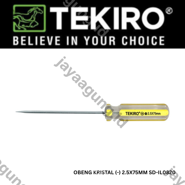 OBENG KRISTAL TEKIRO (-) 2.5X75MM SD-IL0820