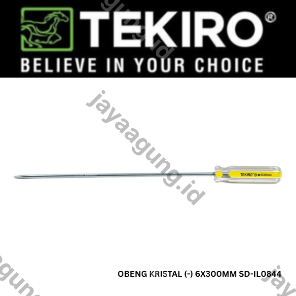 Gambar OBENG KRISTAL TEKIRO (-) 6X300MM SD-IL0844 ke-3