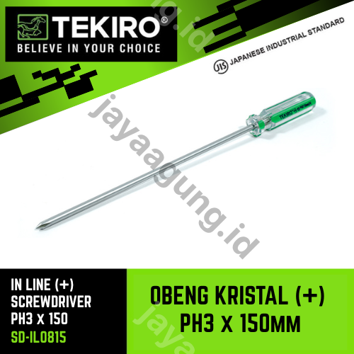 OBENG KRISTAL TEKIRO (+) PH3X150MM (8) SD-IL0815